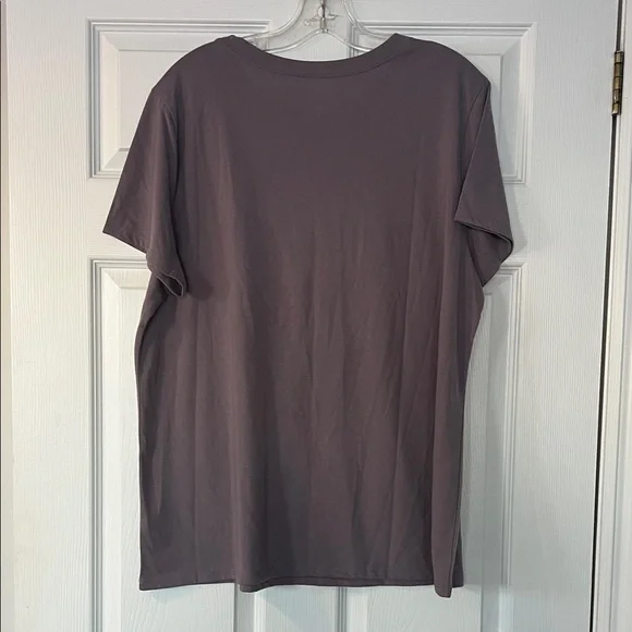 4/$20 Torrid Mauve Short Sleeve Top - Picture 3 of 3